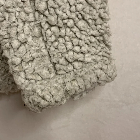 True Grit American Outdoor Co. 1/4 Zip Sherpa Pullover Light Gray Medium - Picture 6 of 10